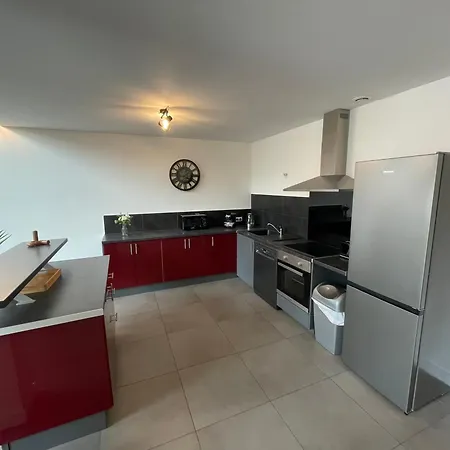 别墅 Superbe Loft Lumineux A Caen, Loft