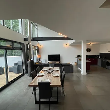 别墅 Superbe Loft Lumineux A Caen, Loft